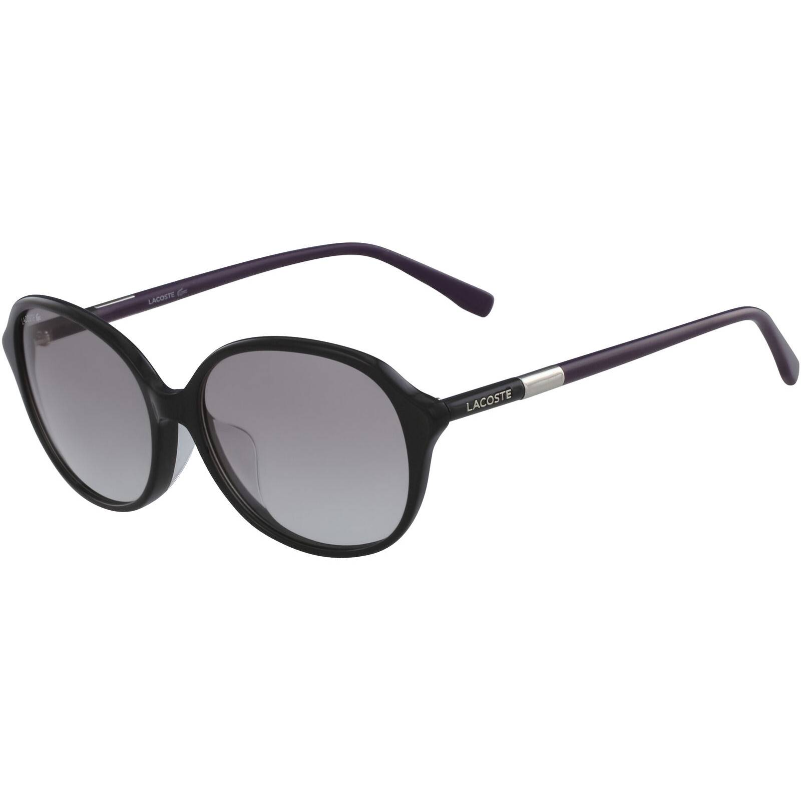 Lacoste Women Vintage Style Oval Sunglasses Gradient Lenses L854SA 001 57